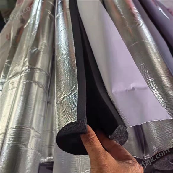 50mm厚贴铝箔阻燃橡塑保温棉价格低生产厂家